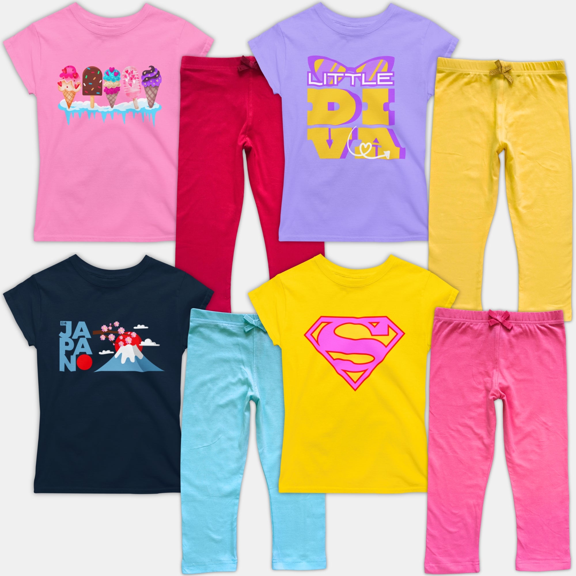 # 6+13C/Lot2A - Girl 2 Pc Sets