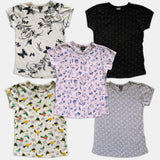 # 5/Lot1 - Girl Print AOP Tops, HS