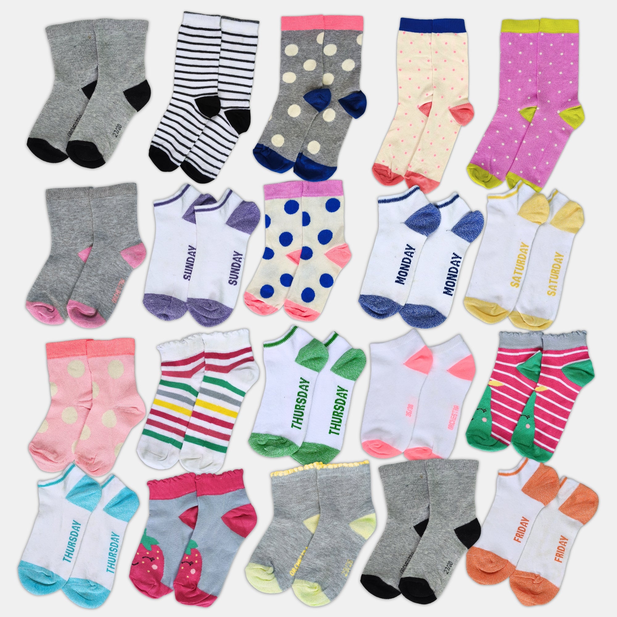 # 23A/Lot2 - Boy & Girl Socks