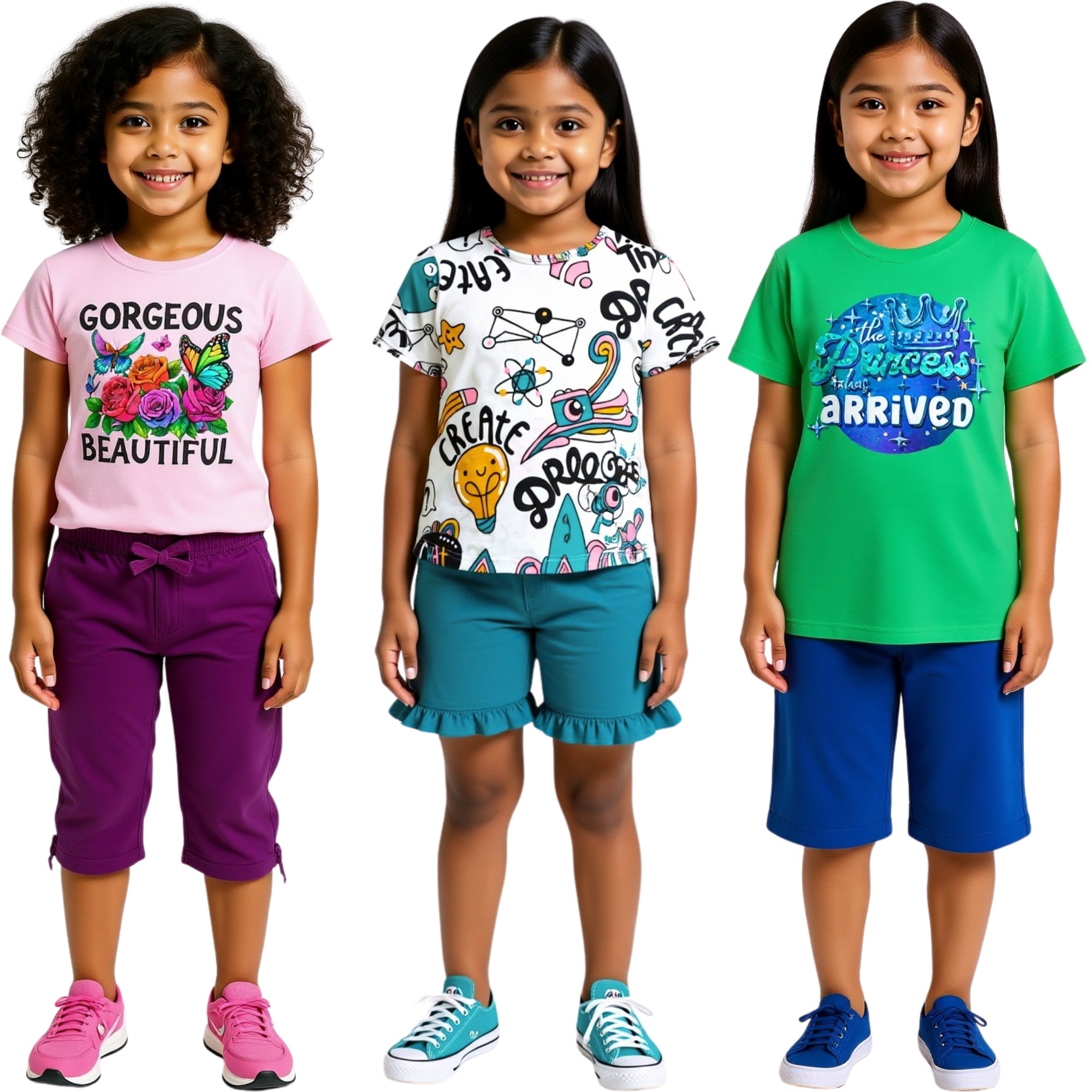 # Girl Custom DTF Printed Ts