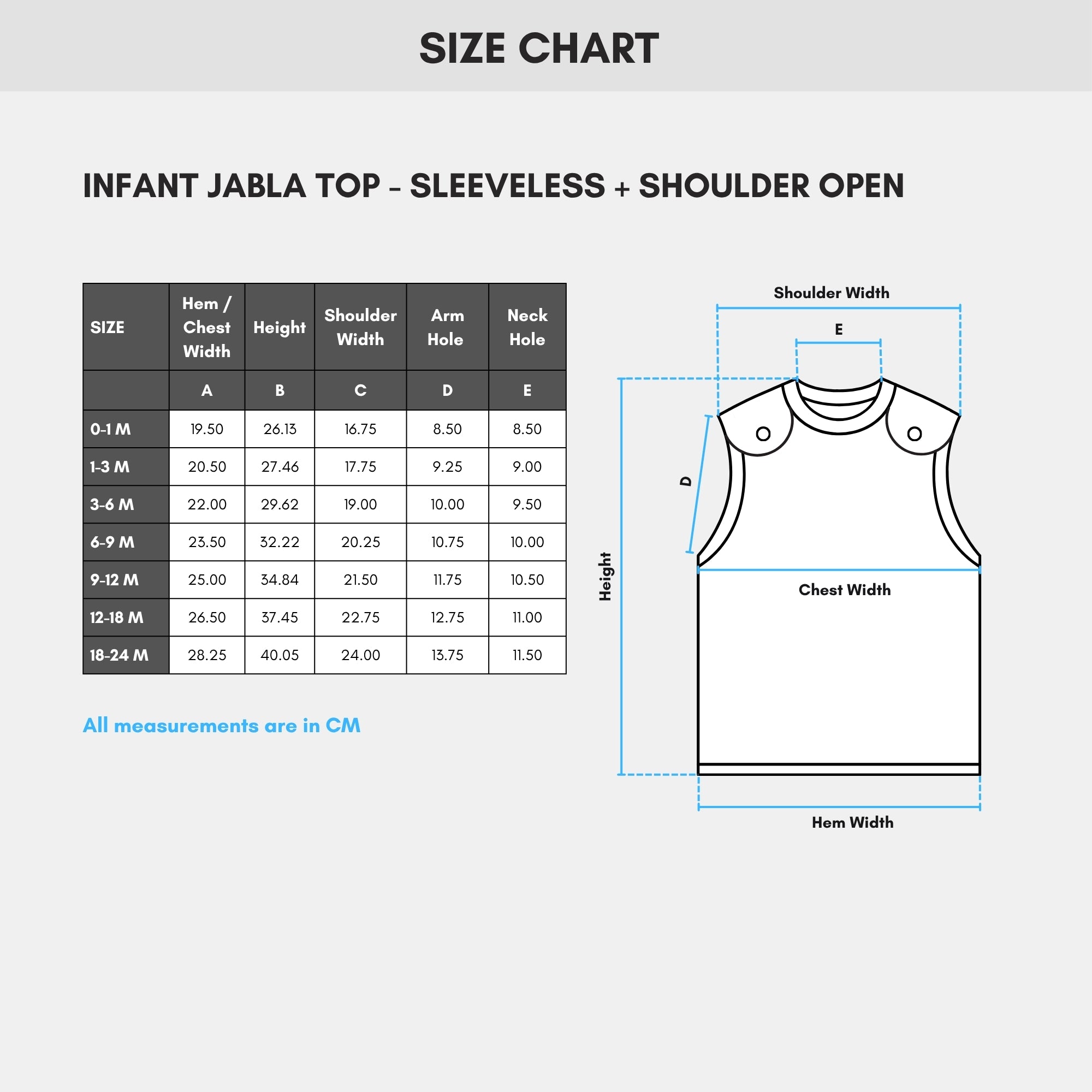 # 1U/Lot5 - Baby Tops, SL