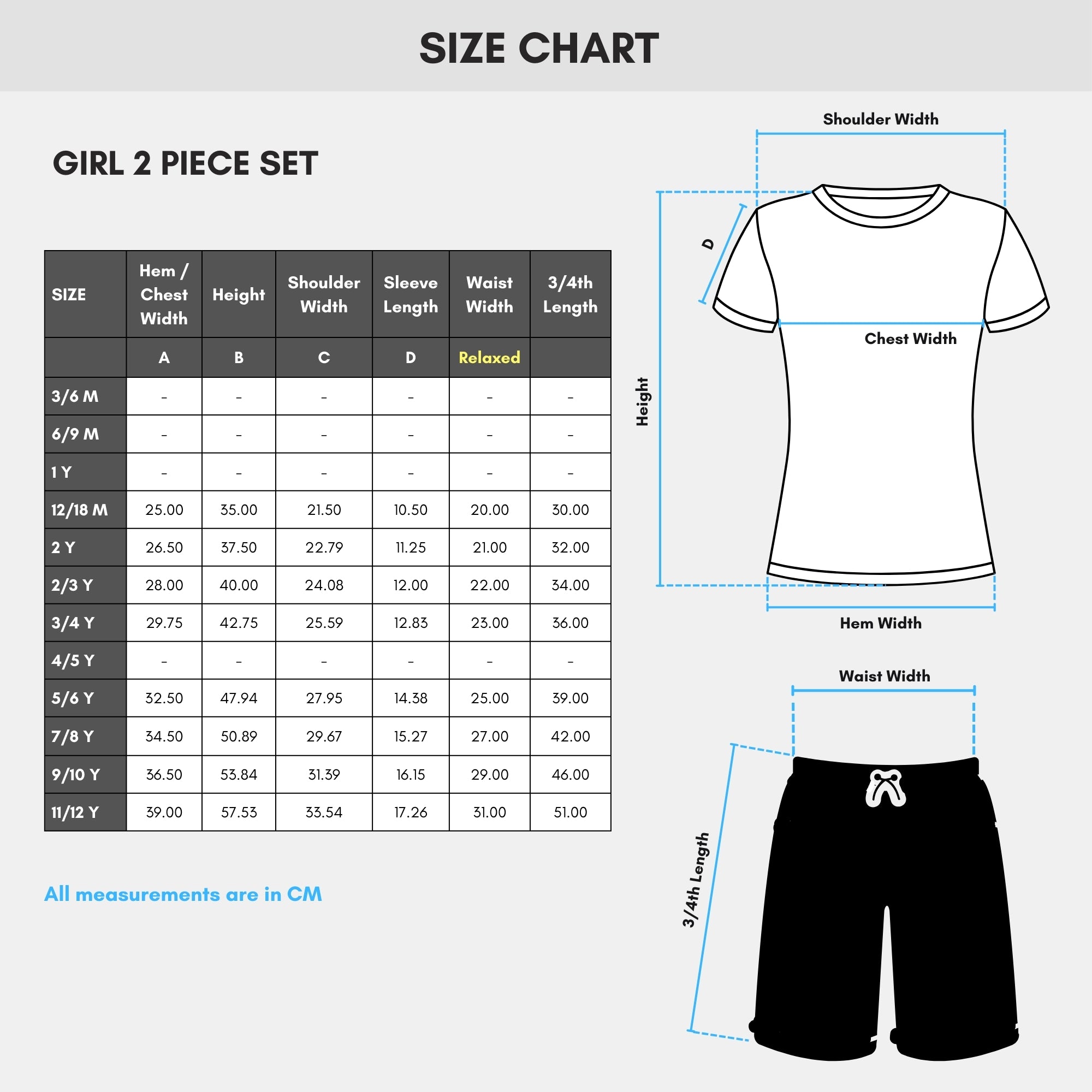 # 6X+13B/Lot1 - Girl 2 Pc Sets