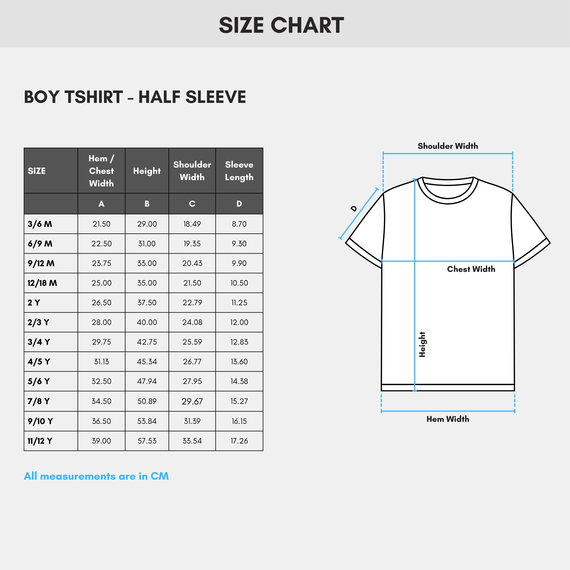 # 2X - Boy Ts, HS, Plain