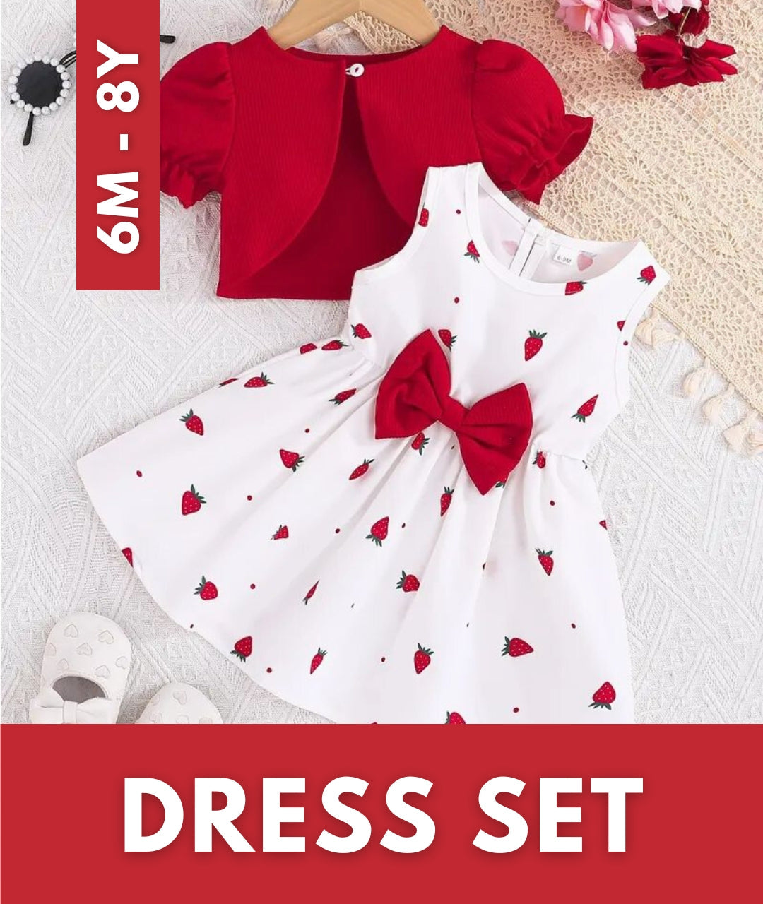 BABY - DRESS, SHRUG & 2 PC SET